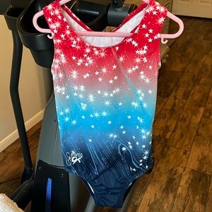 GK Simone Biles child large leotard